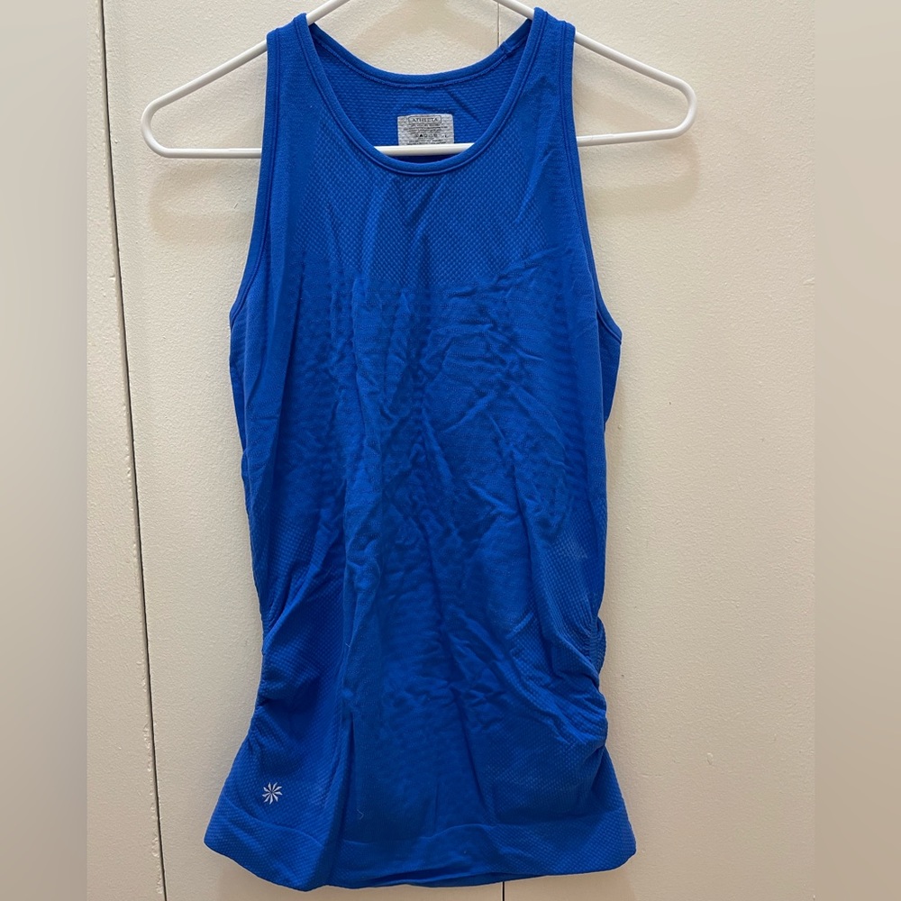 Athleta high neck fastest track size L workout tank